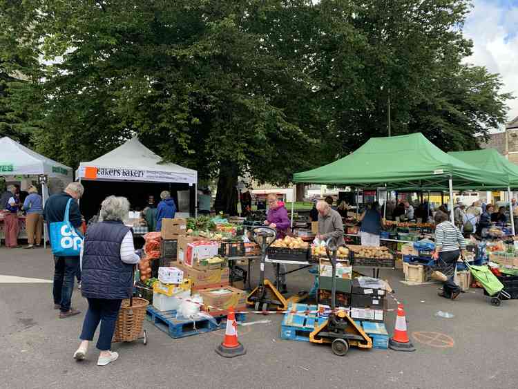 Brisk business for stallholders at Axminster Market