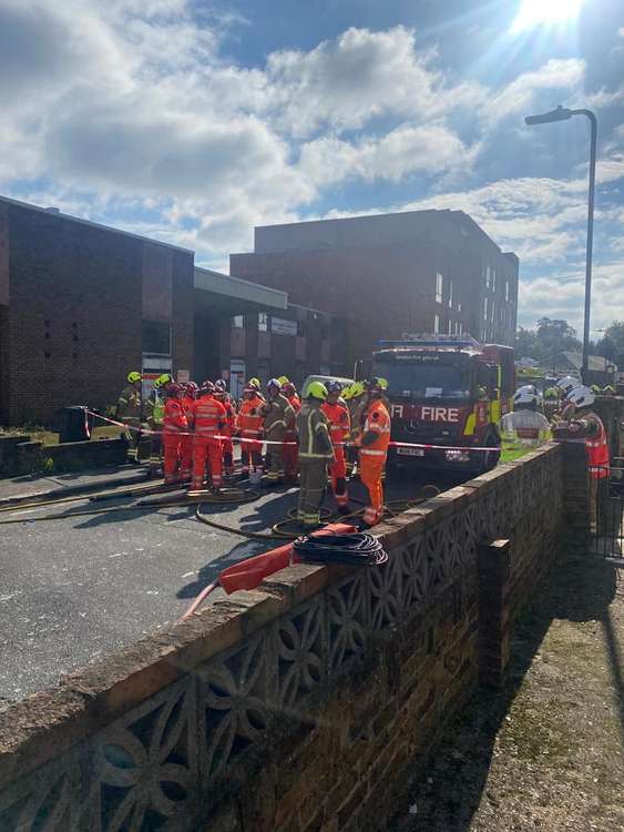 Seven people left the building before the Brigade arrived. (Image: London Fire Brigade)