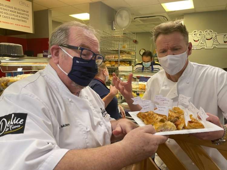 The lookalike visited the League of Friends Café at Ealing Hospital. (Image: London North West University Healthcare NHS Trust)