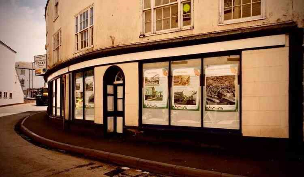 Making the most of empty shop windows in Axminster