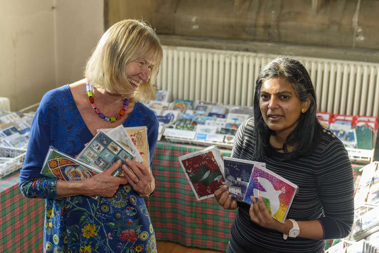 Opening day - Sue Green and Dr Rupa Huq MP for Ealing Central and Acton. (Image: ECCCS)