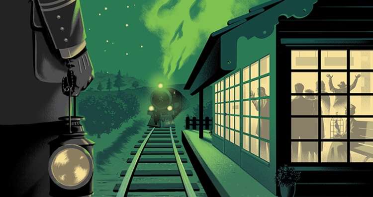 All aboard the dark comic thriller by playwright and actor Arnold Ridley. (Image: Questors Theatre)