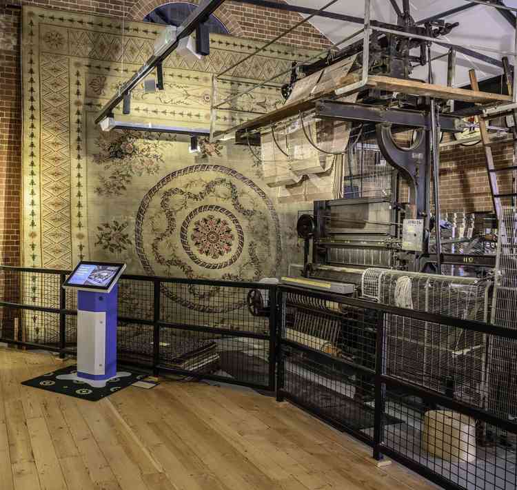 1930s Axminster Gripper Loom used by Axminster Carpets until replaced with computerised looms