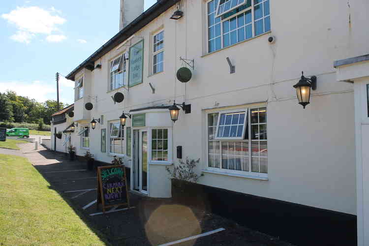 The Hunters Lodge Inn - a favourite stopping-off point for passing trade