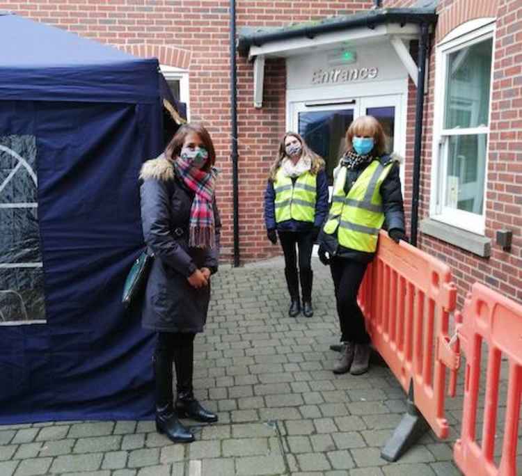 Twickenham MP Munira Wilson at the practice