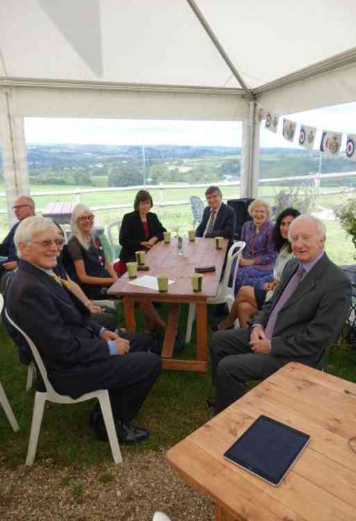 Friends and family gathered at Diamond's Tearoom in Cooks Lane for the memorial lunch