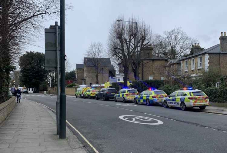 Emergency services on Hampton Road