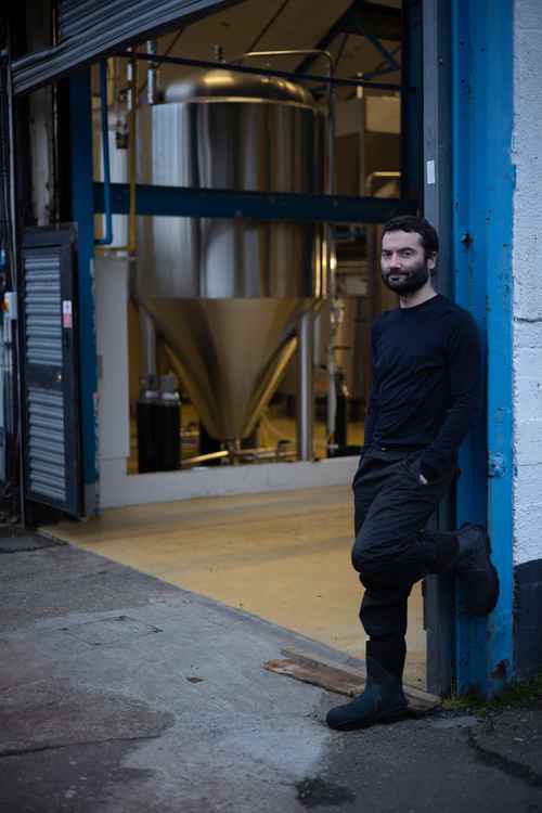 Ben at the brewery