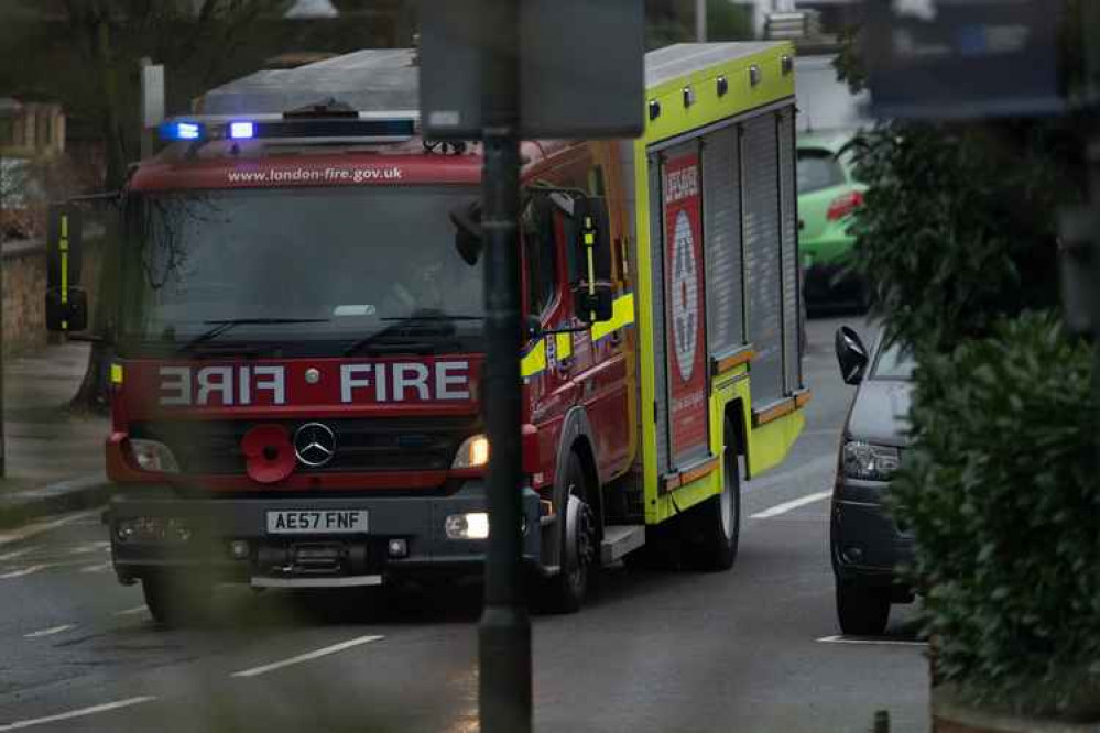 Fire engine photographed by Simon Ridley