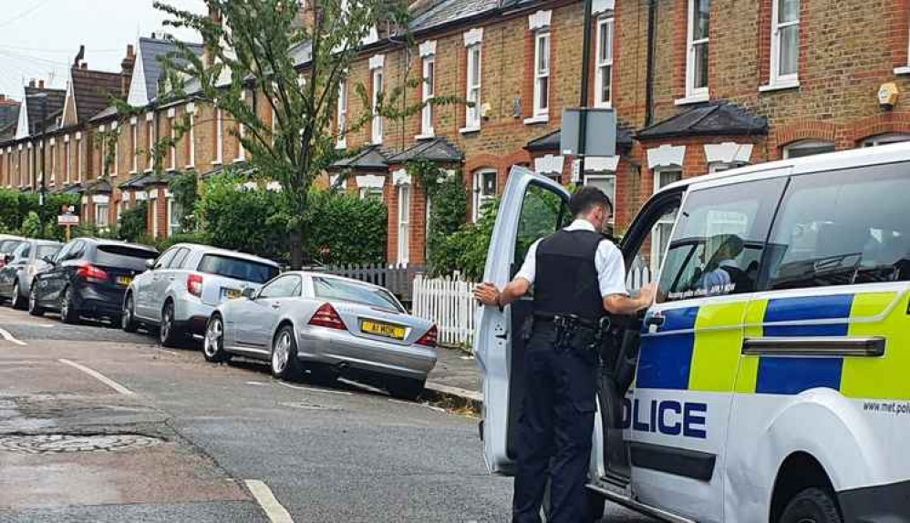 Officers in Twickenham