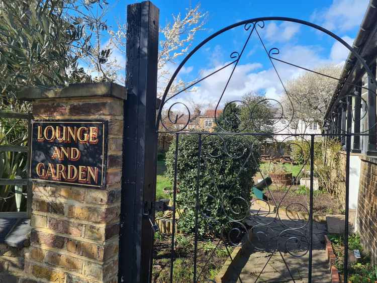 Entrance to the Prince Albert beer garden