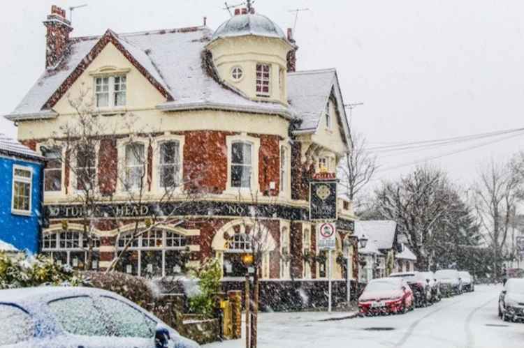 The Turk's Head in the snow