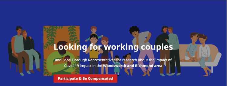 Banner from the Working Couples Research website - are you interested in taking part