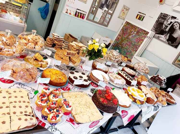 What a spread! Homemade cakes at SNAX