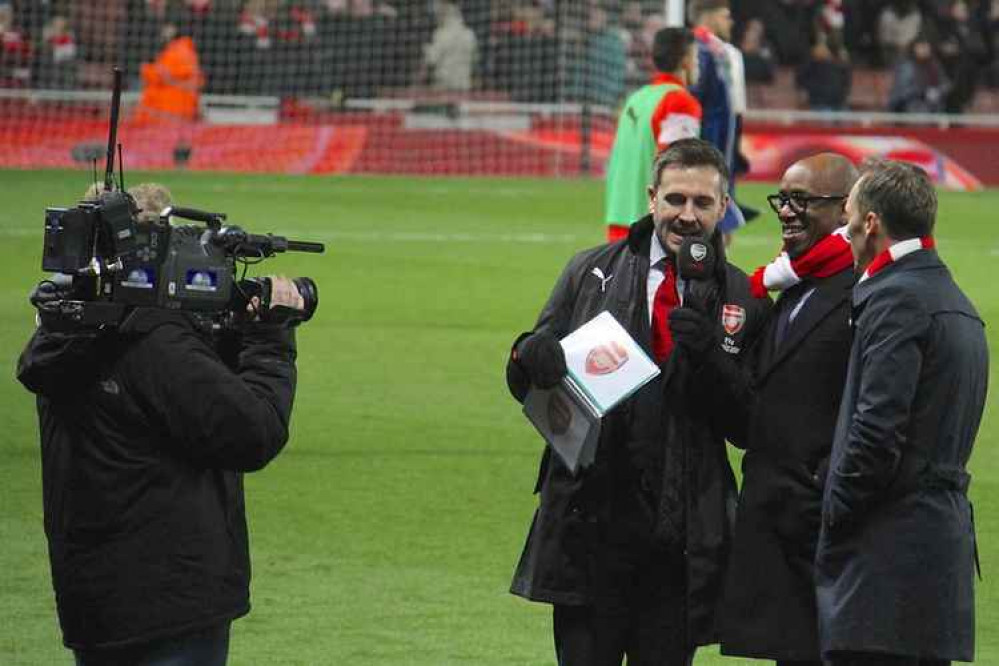 Ian Wright was snapped speeding through Twickenham on his Triumph (Image: Ronnie Macdonald)