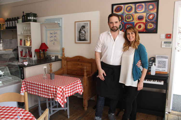 Ric and Laura Edgell opened the new Ric's Kitchen in August