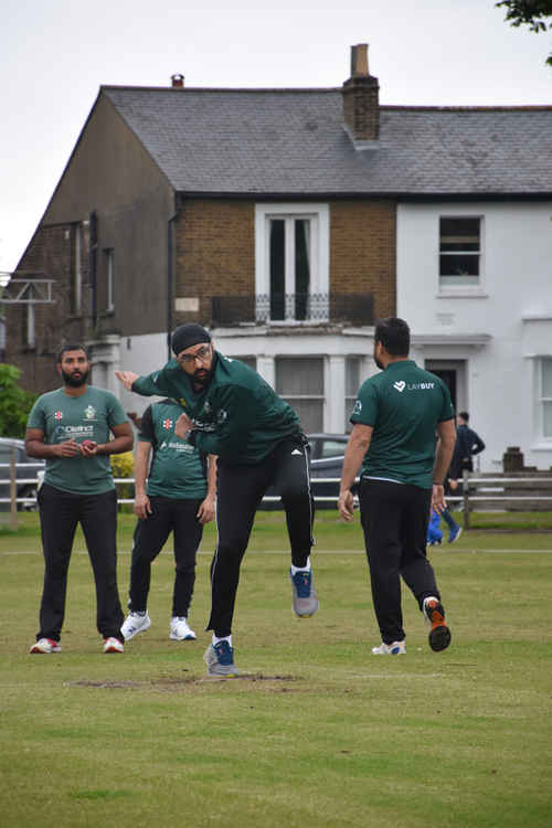 Warming up before the match