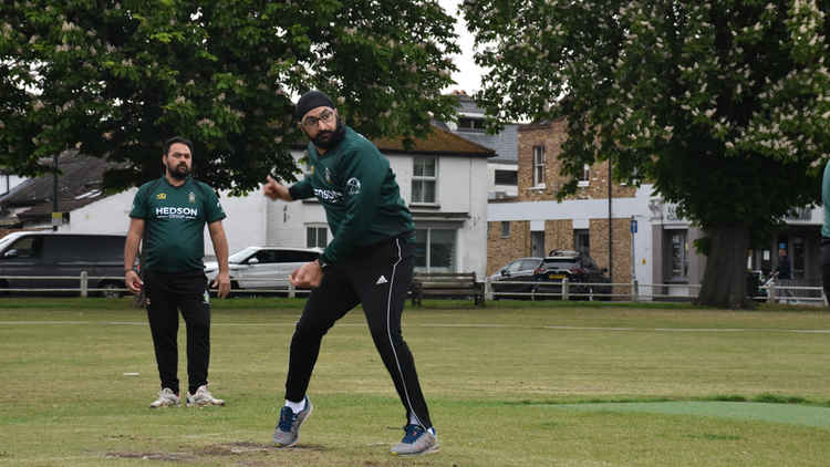 Panesar bowling