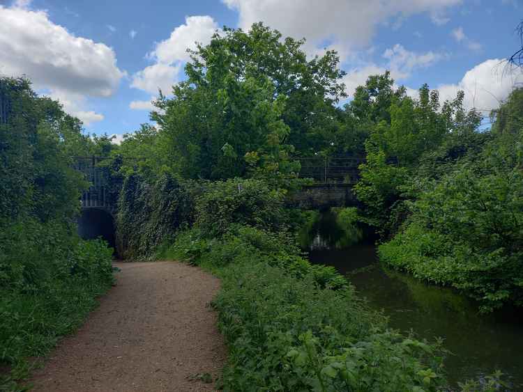 The bridge near Mereway Nature Park