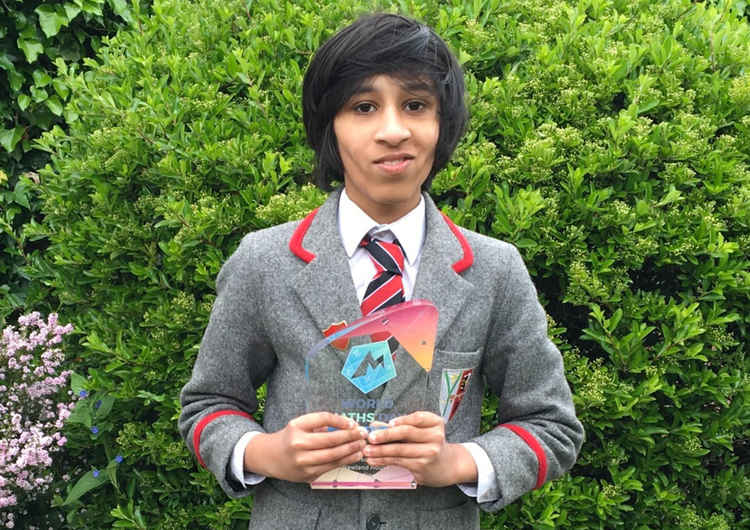 Rohan received an engraved trophy this week