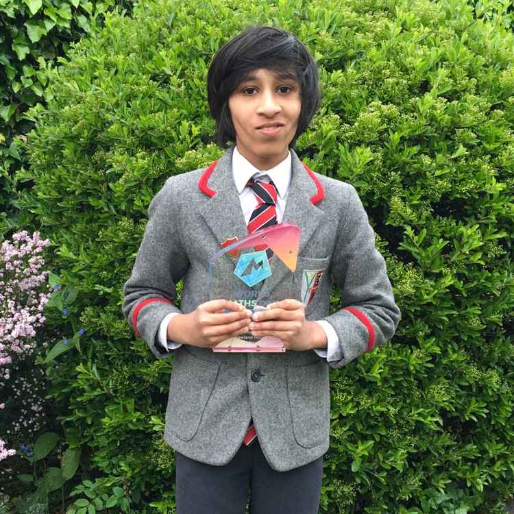 Rohan received an engraved trophy this week