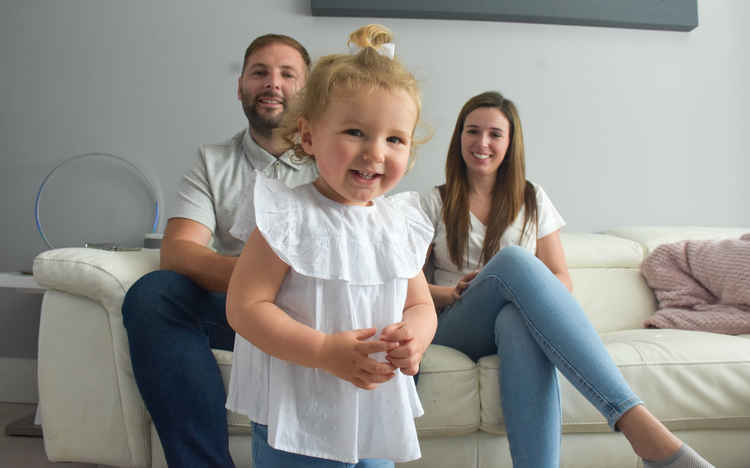 Greg, Sasha and daughter Savannah (Images by Jessica Broadbent, Nub News)