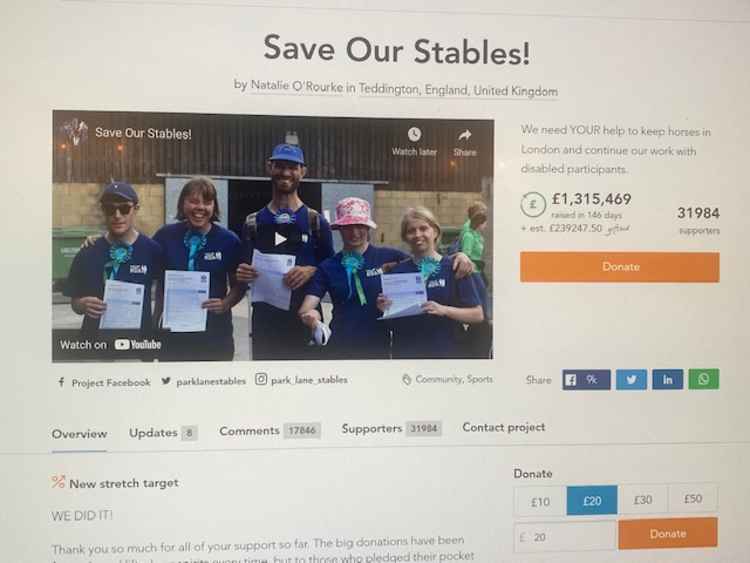 The Crowdfunder campaign raised over £1.3m