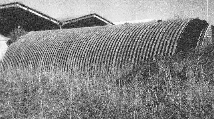 The last Nissen hut recently demolished to make way for Macford Court