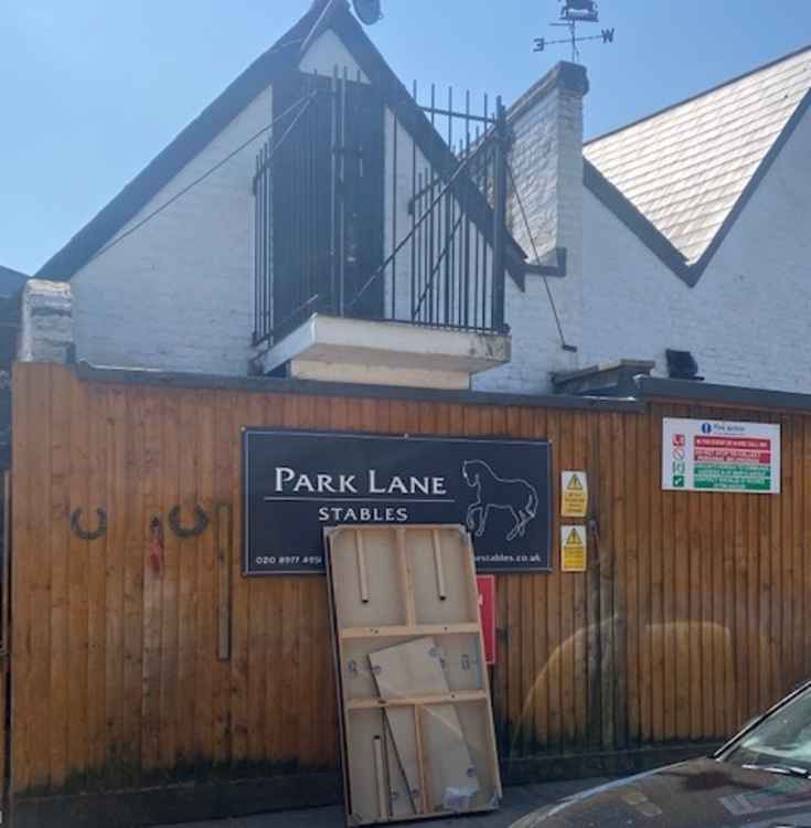 A sad farewell to Park Lane Stables yesterday (Image: Stuart Higgins)