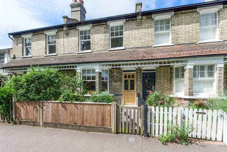 The gorgeous two-bed Victorian cottage is on First Cross Road, right on Twickenham Green