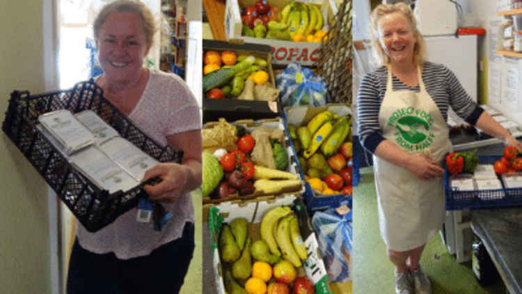 Volunteers at Axminster charity Project Food will be delivering free children's meal this week
