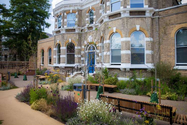 The new sensory garden at the ETNA centra (Click the right arrow for more photos of the lovely space) (All images: ETNA Centre)