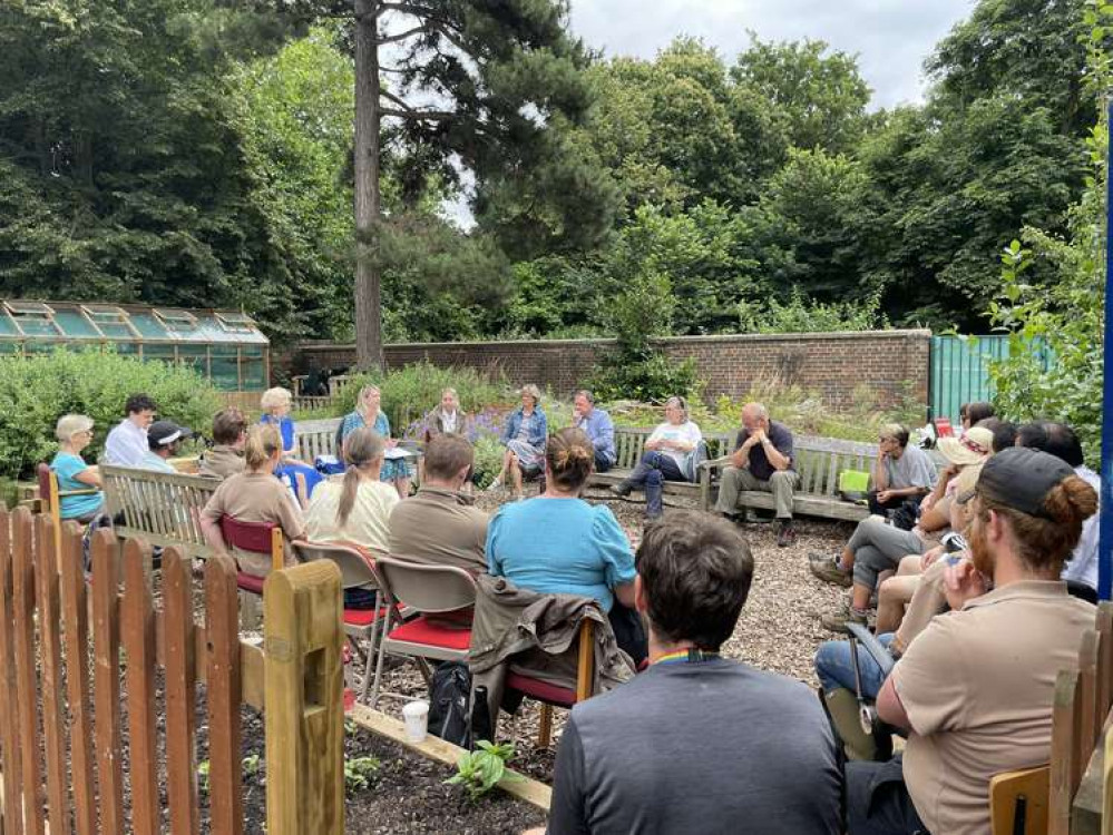 Dementia training with Age UK at Marble Hill House last week (Image: Marble Hill House)