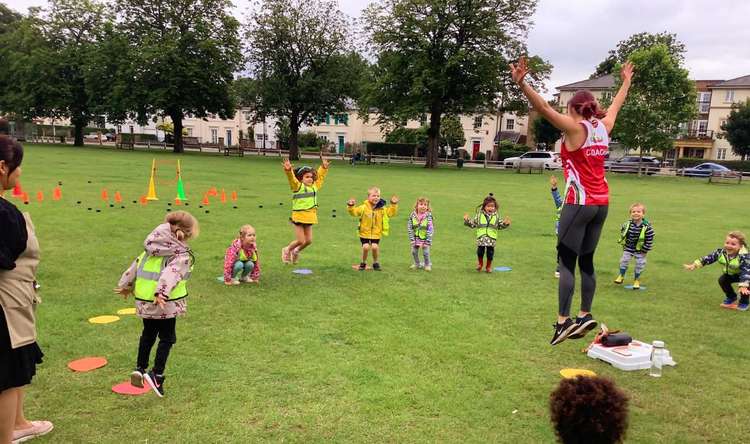 Mini Athletics in action with Twickenham Green Nursery! (Image: Mini Athletics)