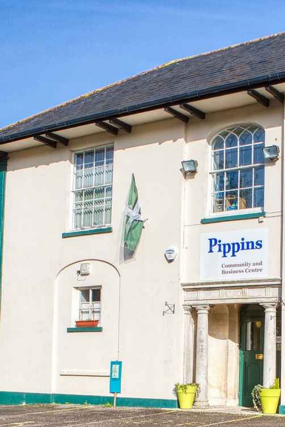 The Pippins Community Centre in Axminster where a crowdfunding appeal has raised £7,000 for the building to be redecorated