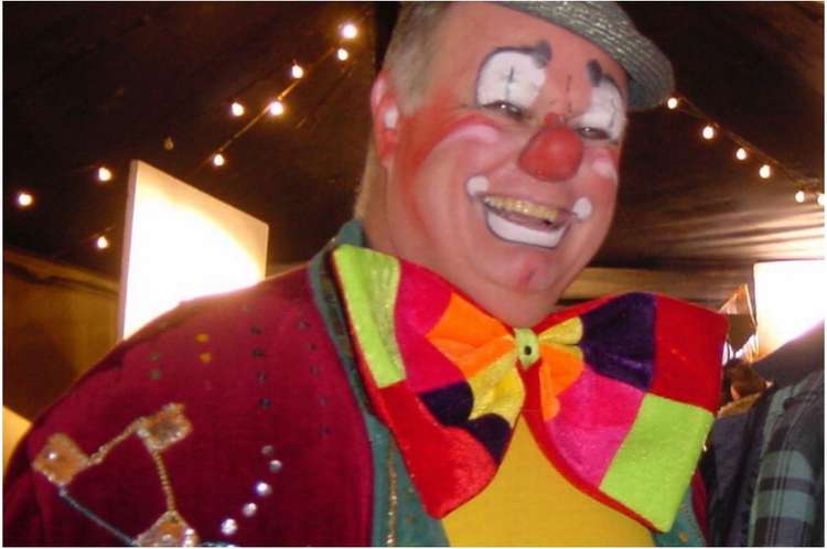Mr Burton made his career as Zippo the clown. Credit: Zippo's Circus.