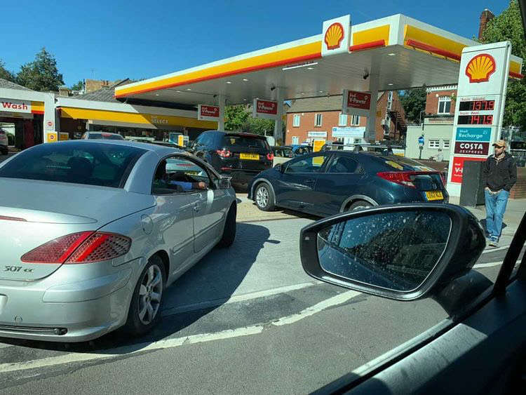 Petrol is first on many shopper's lists. Credit: Joe Poulter.