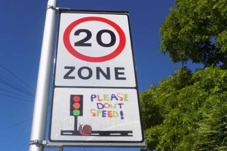 20mph sign. Credit: Richmond Borough Council.