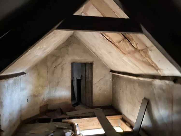 The attic at Trinity House not seen since the 1920s