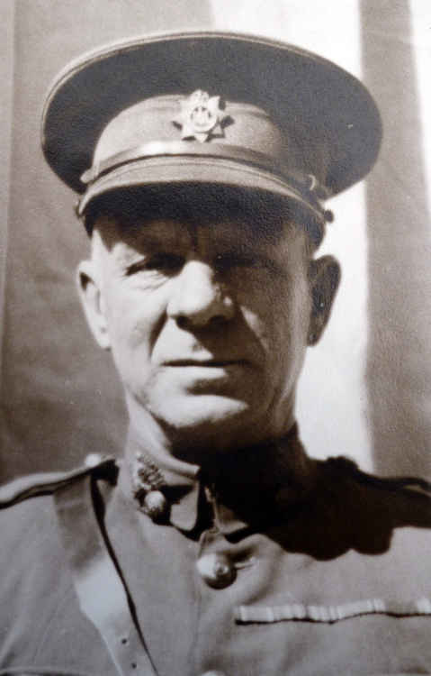 Sergeant Major George Moulding of the Axminster Home Guard