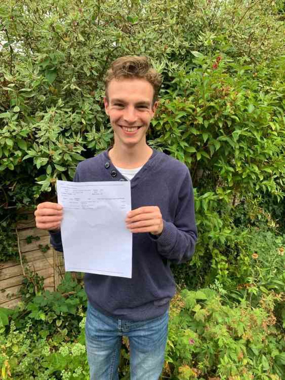 Hitchin A-Level results: 'I just wanted to make my family proud' says Zac Cash