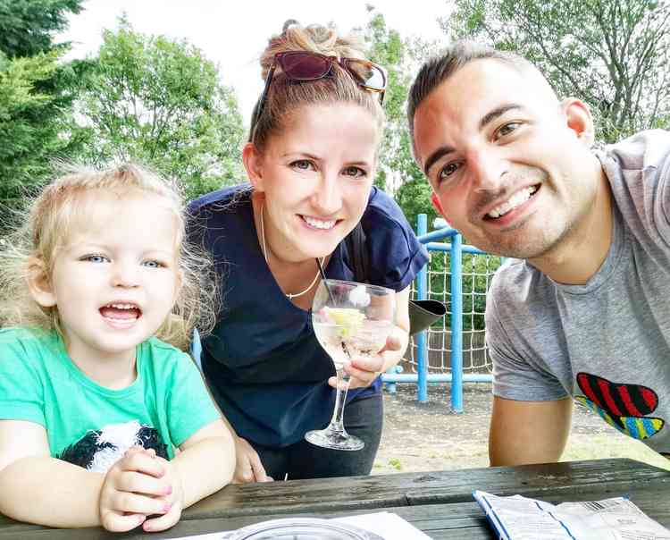 UP CLOSE WITH: Fabio Vincenti with wife Hannah and daughter Willow UP CLOSE WITH: Fabio Vincenti with wife Hannah and daughter Willow