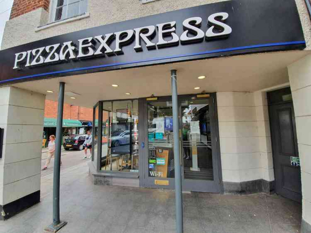 Saved! Hitchin's Pizza Express to remain open. CREDIT: Hitchin Nub News