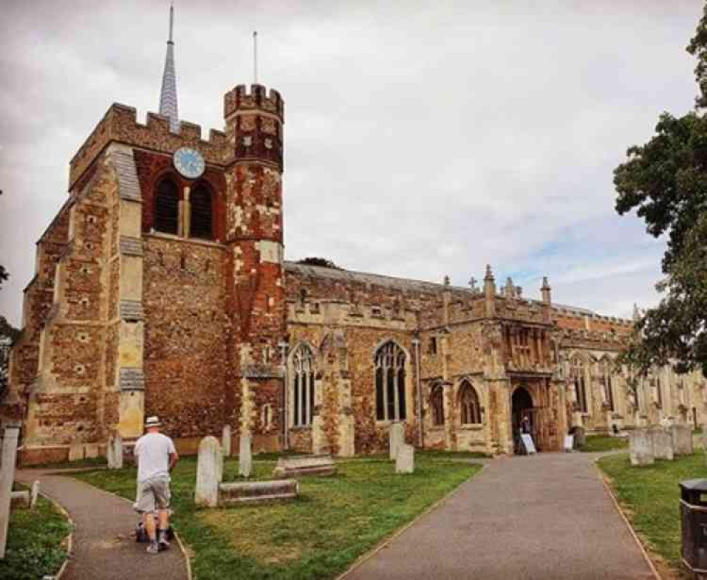 Hitchin breakfast briefing Thursday August 20. PICTURE: St Mary's Church, Hitchin. CREDIT: Hitchin Nub News
