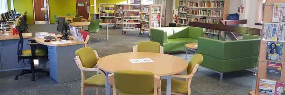 Hitchin's brilliant library has opened its doors post-lockdown and is starting to flourish once again! CREDIT: Hitchin Library Twitter feed