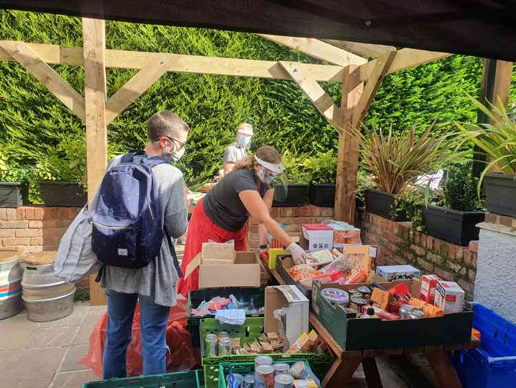 The number of people using Hitchin Food Rescue grows weekly. CREDIT: Hitchin Nub News