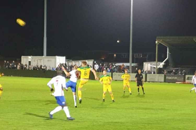 AFC Rushden & Diamonds 7-1 Hitchin Town: PLAYER RATINGS on a tough night for the Canaries. CREDIT: @shaunfrankham