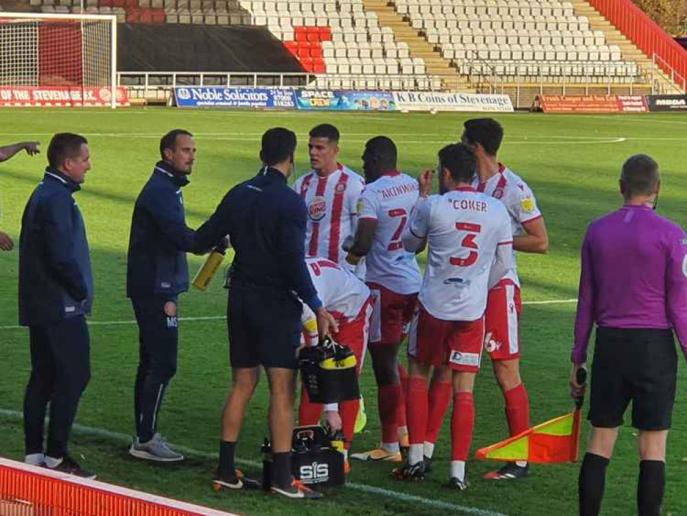 Stevenage 0-0 Grimsby Town: Boro fail to convert their chances as Mariners escape with a point. CREDIT: @laythy29