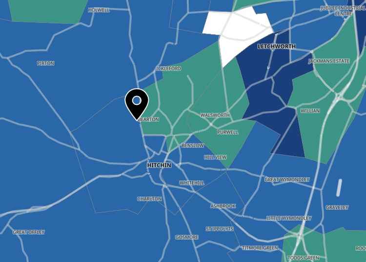 Hitchin Covid map: Find out how many coronavirus cases there are in our town and north Herts as we enter lockdown