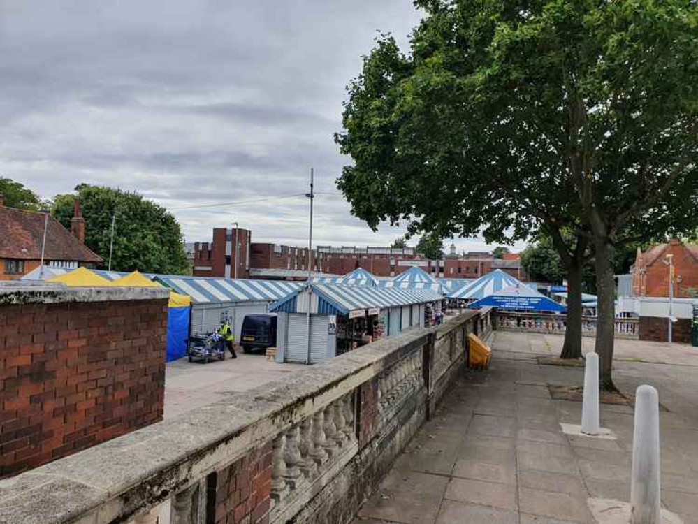 North Herts District Council announce amendments to their services in Hitchin and north Herts. PICTURE: Hitchin Market. CREDIT: Hitchin Nub News